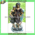 outdoor life size copper statues for decoration